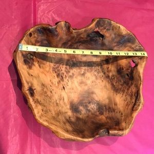 Burl bowl- excellent condition!